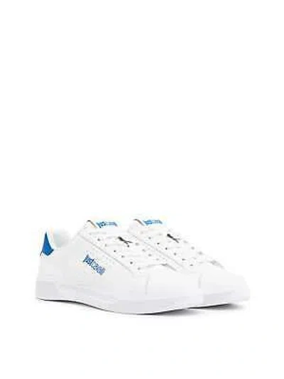 Pre-owned Roberto Cavalli Just Cavalli Men's White Sneakers
