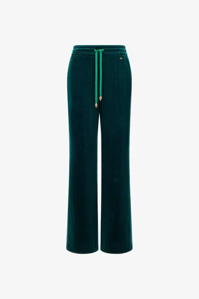 Roberto Cavalli Just Cavalli Pants In Dark Green