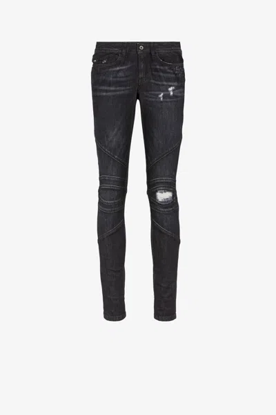 Roberto Cavalli Just Cavalli Raised-seam Skinny Jeans In Black