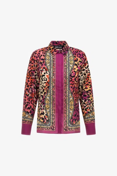 Roberto Cavalli Just Cavalli Shirt In Fuchsia