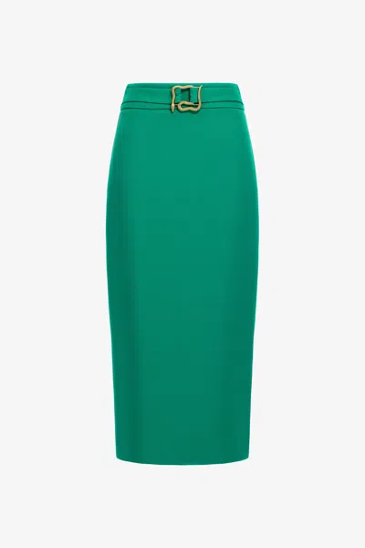 Roberto Cavalli Just Cavalli Skirt In Green