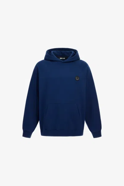 Roberto Cavalli Just Cavalli Sweatshirt In Dark Blue