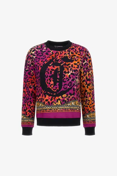 Roberto Cavalli Just Cavalli Sweatshirt In Fuchsia