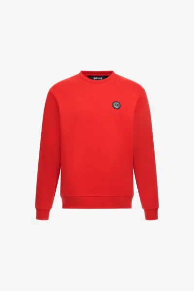 Roberto Cavalli Just Cavalli Sweatshirt In Red