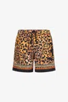 Roberto Cavalli Just Cavalli Swim Shorts In Orange
