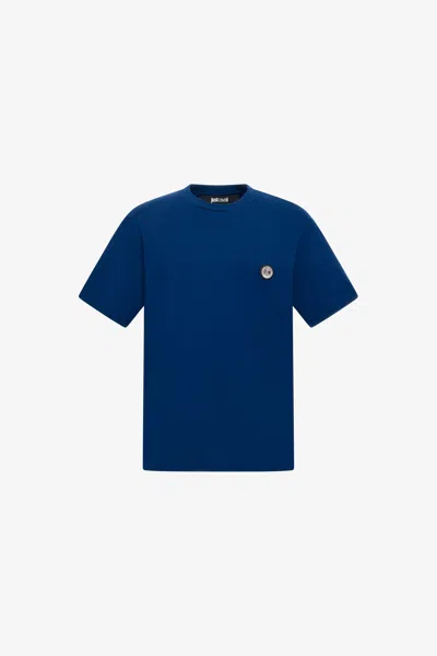 Roberto Cavalli Just Cavalli T-shirt In Dark Blue