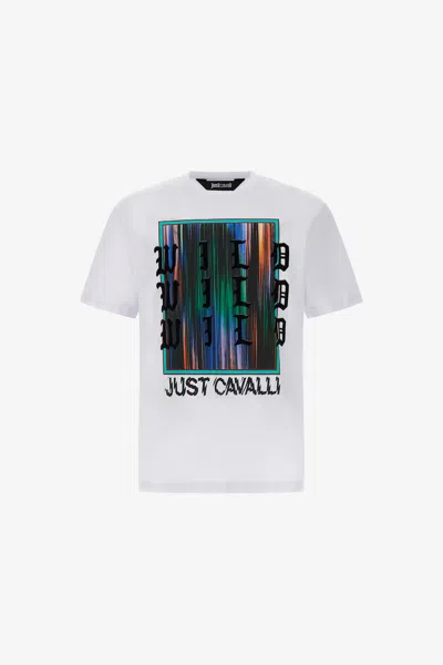 Roberto Cavalli Just Cavalli T-shirt In White