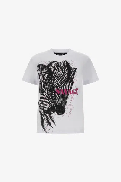 Roberto Cavalli Just Cavalli T-shirt In White