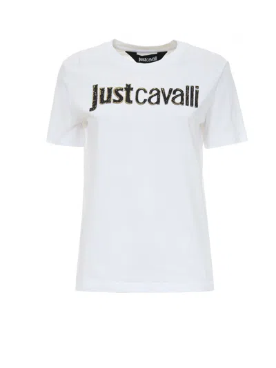 Roberto Cavalli Just Cavalli T-shirt In White