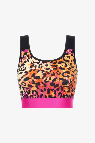 Roberto Cavalli Just Cavalli Top In Animal Print