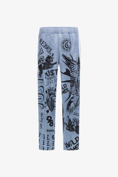 Roberto Cavalli Just Cavalli Trousers In Blue