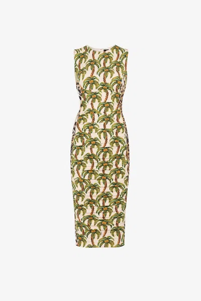 Roberto Cavalli Dress In Green