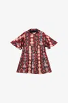 Roberto Cavalli Kleid Mit Python-print In Brown