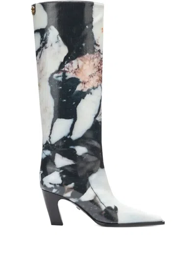 Roberto Cavalli Knee-high Boots In Black