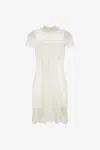 Roberto Cavalli Knit Dress In White