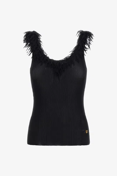 Roberto Cavalli Knitwear Top In Black