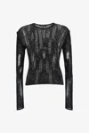 Roberto Cavalli Knitwear With Long Sleeve In Black