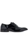 Roberto Cavalli Man Lace-up Shoes Black Size 9 Leather In Black