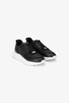 Roberto Cavalli Laced Sneakers In Black