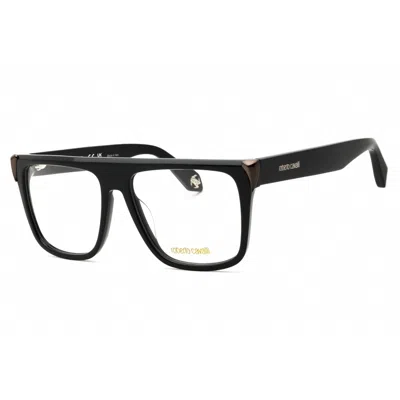 Roberto Cavalli Ladies Black Rectangular Eyeglass Frames Vrc025v