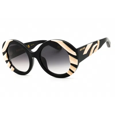 Roberto Cavalli Unisex Src010v 700y Sunglasses In Black