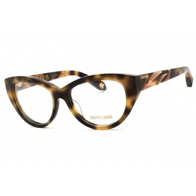 Roberto Cavalli Tortoiseshell-effect Cat-eye Glasses In Multi
