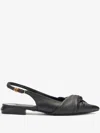 Roberto Cavalli 25mm Low-block Heel Ballerinas In Black