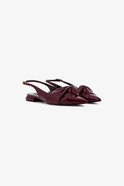 Roberto Cavalli Le Pettegole Slingback In Purple