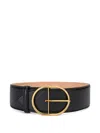Roberto Cavalli Leather Belt In Black