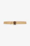 ROBERTO CAVALLI LEATHER BELT WITH LOGO