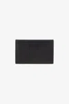 Roberto Cavalli Leather Card Holder In Black