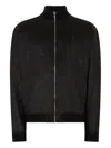 Roberto Cavalli Full Zip Sweatshirt With Python Print In Black