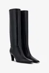 Roberto Cavalli Leather Knee-high Boots In Black
