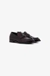Roberto Cavalli Leather Loafers In Dark Brown
