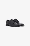 Roberto Cavalli Leather Oxford Shoes In Black