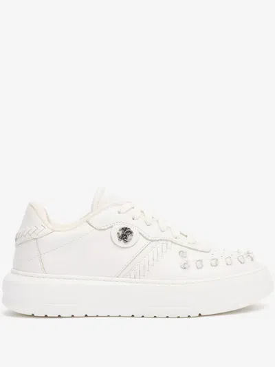 ROBERTO CAVALLI LEATHER SNEAKERS