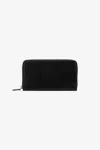 Roberto Cavalli Leather Wallet With Monogram Rc In Black