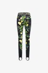 Roberto Cavalli Leggings Lemon Print In Black