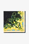 Roberto Cavalli Lemon Print Scarf In Black