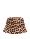 Roberto Cavalli Leopard-print Bucket Hat In Brown