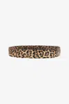 Roberto Cavalli Leopard Print Headband In Light Brown