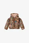 Roberto Cavalli Leopard-print Jacket In Light Brown