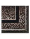 Roberto Cavalli Shawl With Giaguaro Heritage Print In Brown