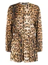 Roberto Cavalli Knee Length Dress Leopard Print In Animal Print