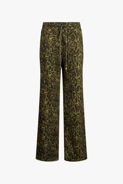Roberto Cavalli Leopard Print Trousers