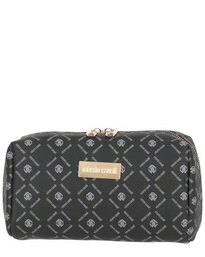 Roberto Cavalli Loaf Cosmetic Bag In Black