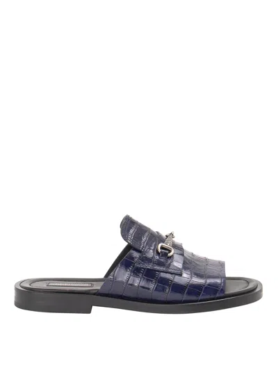 Roberto Cavalli Loafers In Blue