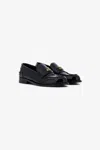 Roberto Cavalli Loafers With Gold Accents In Black