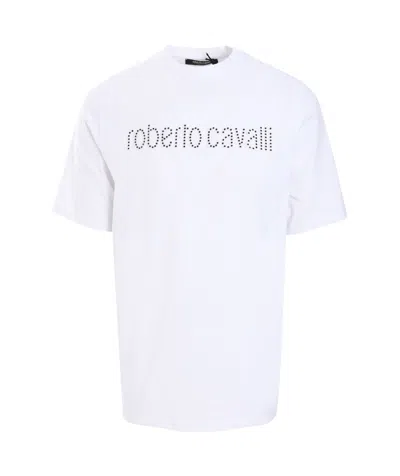 ROBERTO CAVALLI ROBERTO CAVALLI MINI STUD EMBELLISHED T-SHIRT