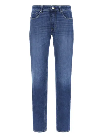 Roberto Cavalli Logo-appliqué Skinny-cut Jeans In Blue
